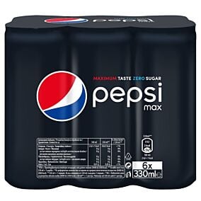 Αναψυκτικό PEPSI ΜΑΧ (6x330ml)