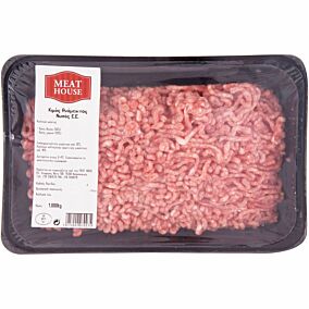 Βόειος - χοιρινός κιμάς MEAT HOUSE νωπός σε συσκευασία προστατευτικής ατμόσφαιρας (1kg)