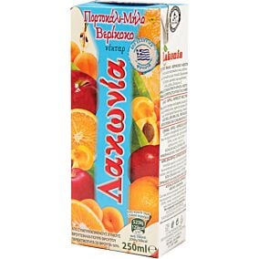 Χυμός ΛΑΚΩΝΙΑ κοκτέιλ 3 φρούτα (250ml)