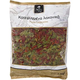 Πιπεριές MASTER CHEF mix κόκκινες και πράσινες σε λωρίδες κατεψυγμένες (2,5kg)
