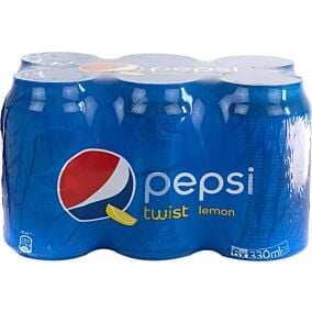 Αναψυκτικό PEPSI twist με άρωμα λεμονιού (6x330ml)