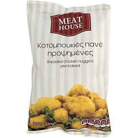 Κοτομπουκιές MEAT HOUSE πανέ προψημένες κατεψυγμένες (330g)