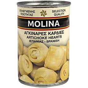 Κονσέρβα MOLINA αγκινάρες καρδιές (400g)