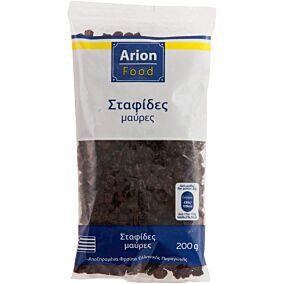 Σταφίδες μαύρες ARION FOOD Ελληνικές (200g)