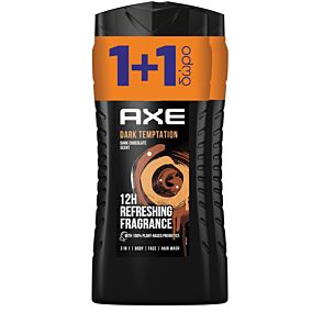 AXE αφρόλουτρο Dark Temptation 400ml 1+1 ΔΩΡΟ