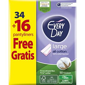 Σερβιετάκια EVERYDAY Large All Cotton (50τεμ.)