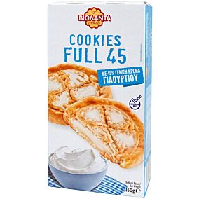 Μπισκότα ΒΙΟΛΑΝΤΑ cookies Full 45 με γέμιση κρέμα γιαουρτιού (150g)