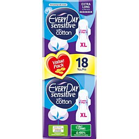 Σερβιέτες EVERYDAY sensitive ultra plus extra long (18τεμ.)