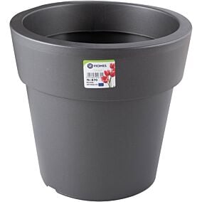 Γλάστρα LINEA χαμηλή 870 μολυβί 20x19cm
