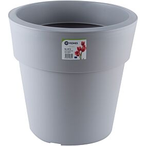 Γλάστρα LINEA χαμηλή 872 γκρι στάχτης 30x29cm