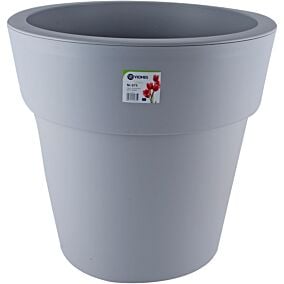 Γλάστρα LINEA χαμηλή 875 γκρι στάχτης 45x42cm