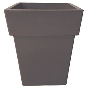 Γλάστρα LINEA 572 γκρι καφέ 27x27x34