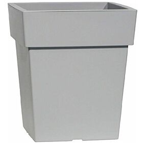 Γλάστρα LINEA 572 γκρι στάχτης 27x27x34