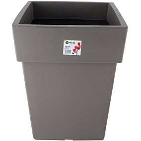 Γλάστρα LINEA 574 γκρι καφέ 33x33x42cm