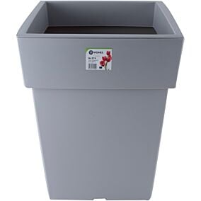 Γλάστρα LINEA 574 γκρι στάχτης 33x33x42cm