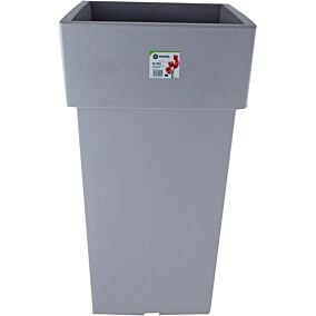 Γλάστρα LINEA 584 γκρι στάχτης 33x33x60cm