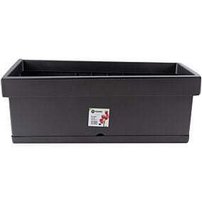 Ζαρντινιέρα LINEA 822 μολυβί 48x18x17cm