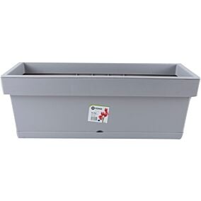 Ζαρντινιέρα LINEA 822 γκρι στάχτης 48x18x17cm