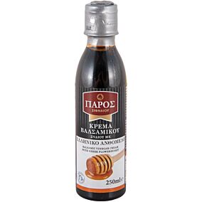 Ξύδι ΠΑΡΟΣ βαλσάμικο κρέμα με μέλι (250ml)