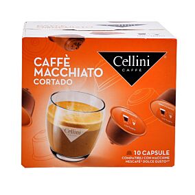 Καφές CELLINI Dolce macchiato cortado σε κάψουλες 10τεμ. (75g)