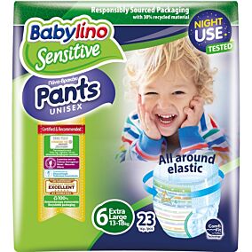 Πάνες BABYLINO Unisex No.6, (23τεμ.)