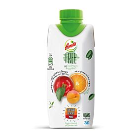 Χυμός AMITA Free πορτοκάλι, μήλο, βερίκοκο (330ml)