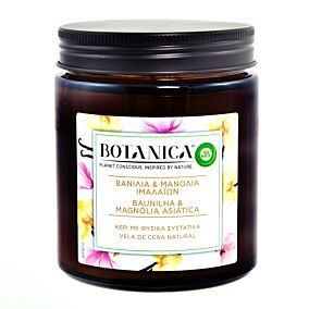 Κερί αρωματικό BOTANICA βανίλια & μανόλια