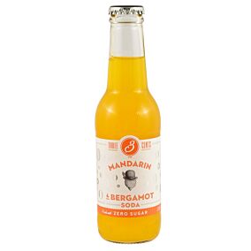 Σόδα THREE CENTS Mandarin & Bergamot Zero (200ml)