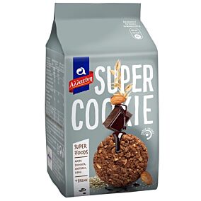 ΑΛΛΑΤΙΝΗ μπισκότο Super Cookie με σοκολάτα, αμύγδαλο και κινόα 180g