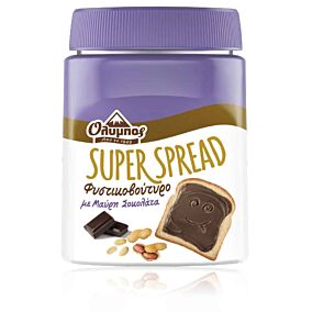 ΟΛΥΜΠΟΣ φυστικοβούτυρο Superspread με μαύρη σοκολάτα 350g