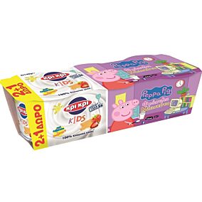 ΚΡΙ ΚΡΙ Kids Επιδόρπιο γιαουρτιού μπισκότο 2+1 δώρο 3x140gr