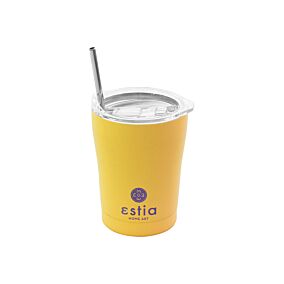 ESTIA κύπελλο καφέ "Save The Aegean" κίτρινο 350ml