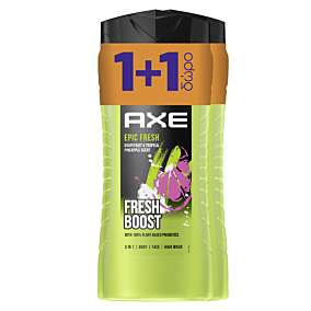 AXE αφρόλουτρο Epic Fresh 400ml 1+1 ΔΩΡΟ