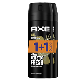 AXE αποσμητικό σπρέι Gold 150ml 1+1 ΔΩΡΟ