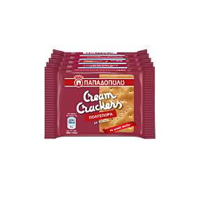 ΠΑΠΑΔΟΠΟΥΛΟΥ Cream Crackers πολύσπορο 5x50g