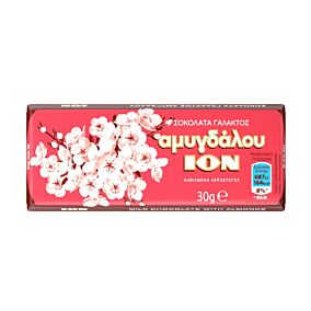 Σοκολάτα ΙΟΝ γάλακτος αμυγδάλου (30g)