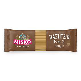 Μακαρόνια MISKO Νο2 για παστίτσιο ολικής άλεσης (500g)