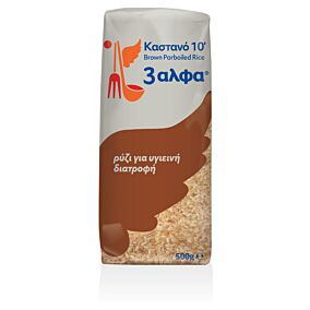 3ΑΛΦΑ ρύζι καστανό 500g