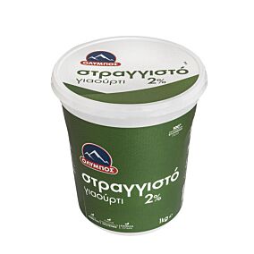  ΟΛΥΜΠΟΣ Γιαούρτι στραγγιστό 2% λιπαρά 1kg