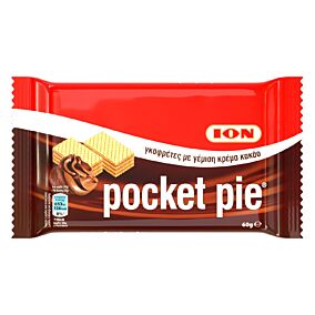 Γκοφρέτα ΙΟΝ pocket pie με γέμιση κρέμα κακάο (60g)
