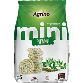 Ρυζογκοφρέτες AGRINO Mini ρίγανη (50g)