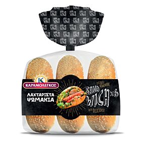 Ψωμί σάντουιτς ΚΑΡΑΜΟΛΕΓΚΟΣ (6x480g)
