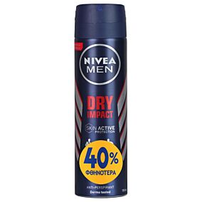 NIVEA αποσμητικό σπρέι αντρικό Dry Impact 150ml -40%