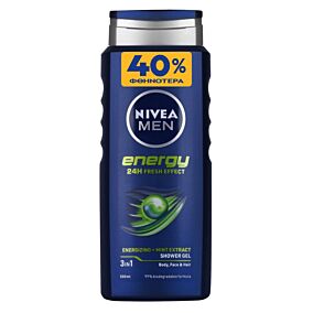 NIVEA αφρόλουτρο αντρικό Energy 500ml -40%